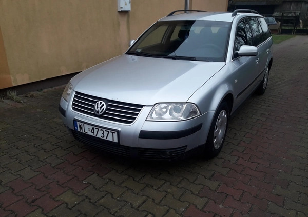 Volkswagen Passat cena 6500 przebieg: 391098, rok produkcji 2003 z Radzyń Chełmiński małe 326